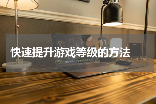  快速提升游戏等级的方法 