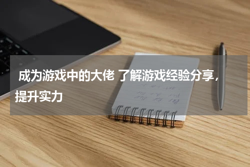  成为游戏中的大佬 了解游戏经验分享，提升实力