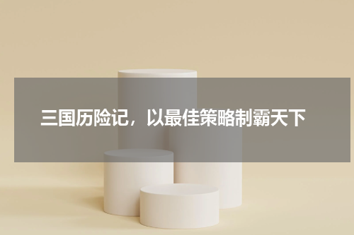  三国历险记，以最佳策略制霸天下