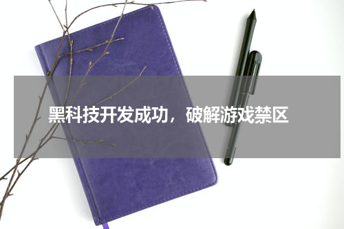  黑科技开发成功，破解游戏禁区