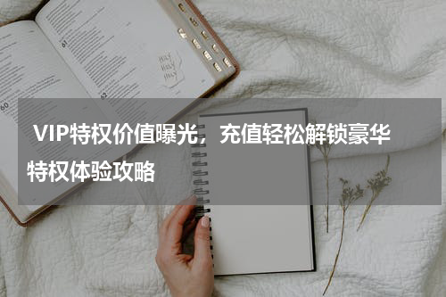  VIP特权价值曝光，充值轻松解锁豪华特权体验攻略
