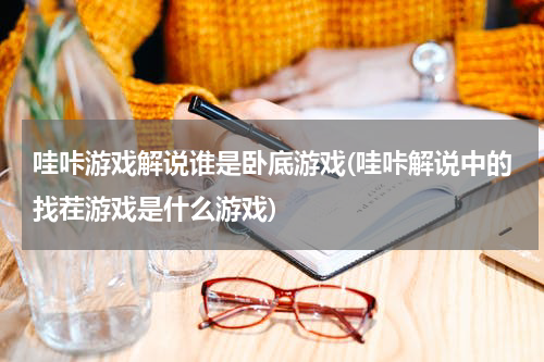 哇咔游戏解说谁是卧底游戏(哇咔解说中的找茬游戏是什么游戏)