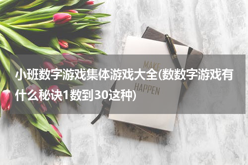 小班数字游戏集体游戏大全(数数字游戏有什么秘诀1数到30这种)