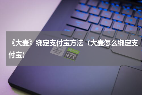 《大麦》绑定支付宝方法（大麦怎么绑定支付宝）