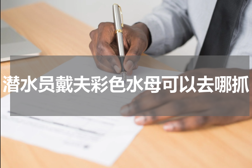 潜水员戴夫彩色水母可以去哪抓