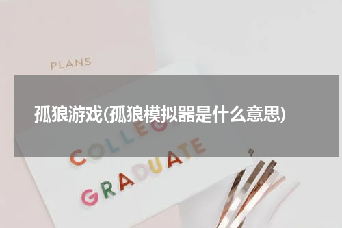 孤狼游戏(孤狼模拟器是什么意思)
