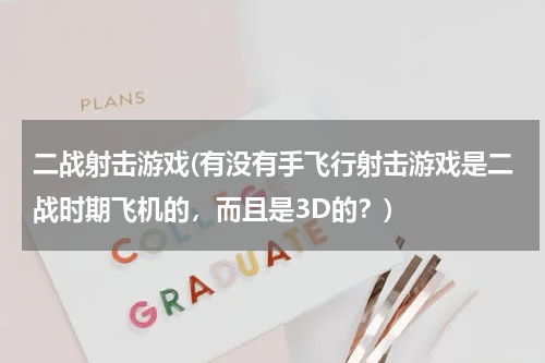 二战射击游戏(有没有手飞行射击游戏是二战时期飞机的，而且是3D的？)