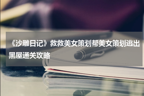 《沙雕日记》救救美女策划帮美女策划逃出黑屋通关攻略