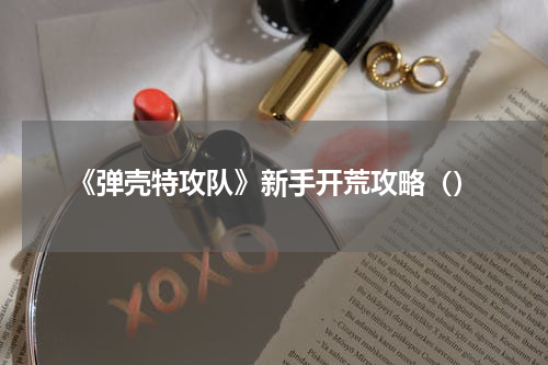 《弹壳特攻队》新手开荒攻略（）